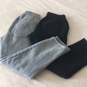 BUNDLE of 2 Uniqlo sherpa lined sweatpants